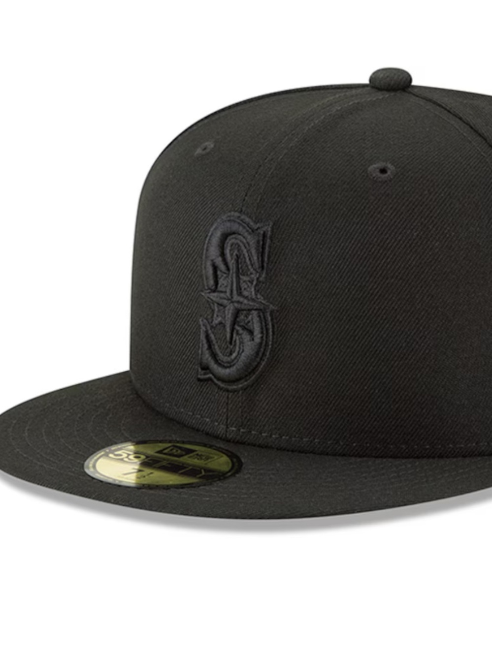 New Era Black Seattle Mariners 59FIFTY Fitted Cap
